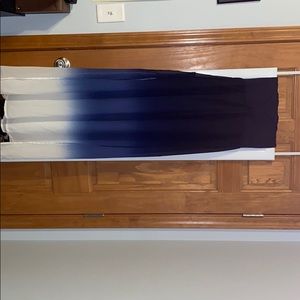 Blue to White Ombré Cover Up